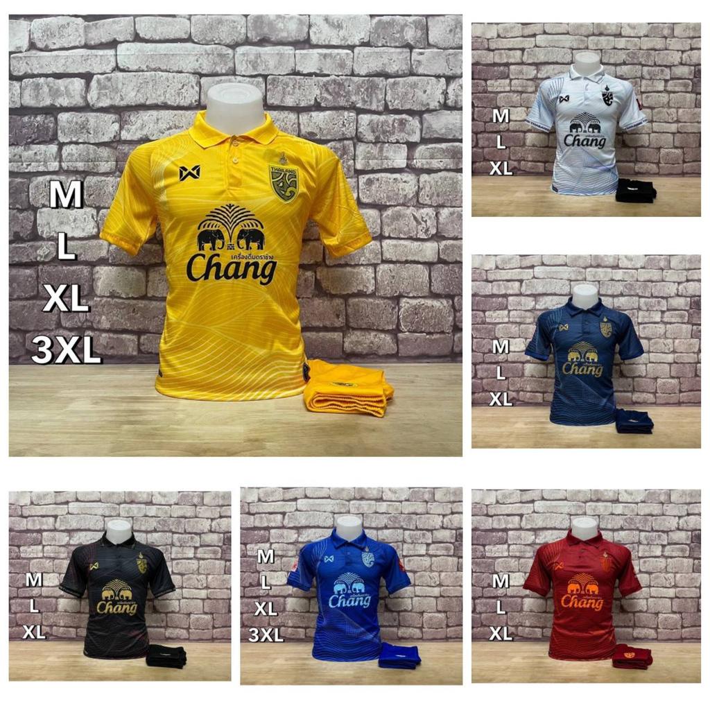 Thailand FOOTBALL SOCCER NATION TEAM JERSEY SHIRT HOME FAN Print Polo Unisex Men Women Quick Dry Short Sleeve Uniform Elephant Logo Sport