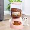 Yousheng 3.8L Automatic Pet Feeder Waterer Dispenser Large Capacity Gravity Dispenser Anti-Slip Base Leak-proof Pet Food Dispenser for Cats Dogs