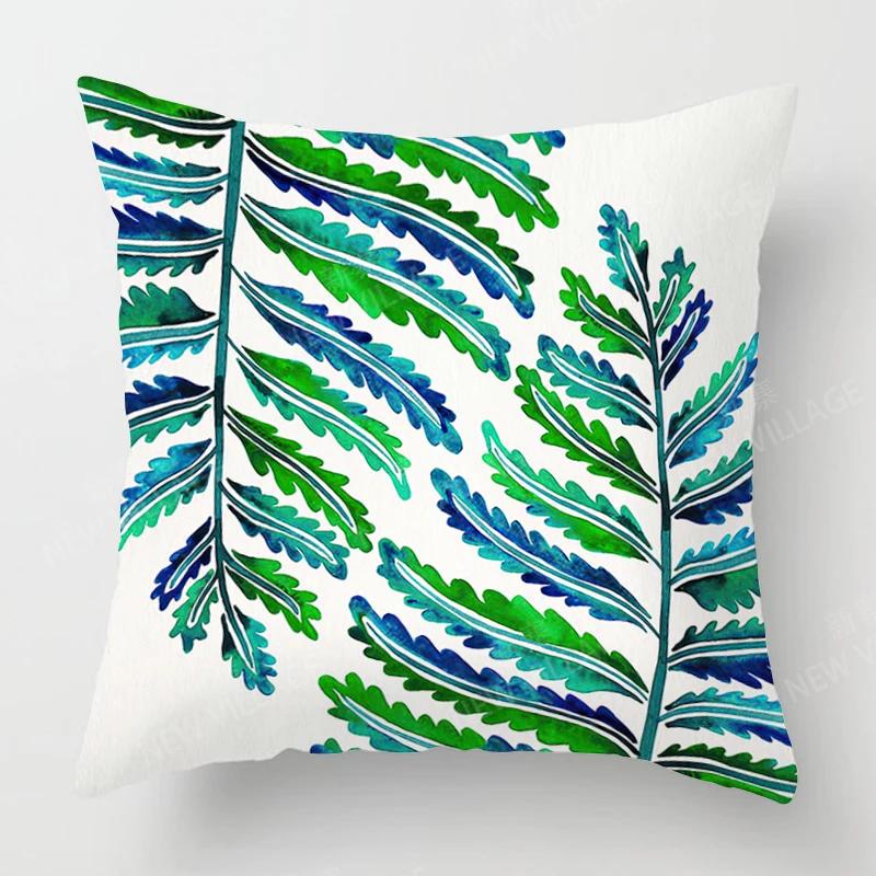 Home Decor Colorful Floral & Nature Pattern Pillow Covers Pattern Cushion Cover Suitable for Sofa Bedroom Car Pillow Cover