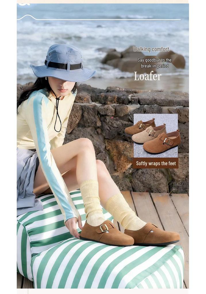 Birkenstock Women's 2026 Retro Slip-On Casual Shoes - Stylish, Versatile, Soft Sole, Comfortable Flats