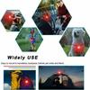 BUCKLOS Bike Front and Rear Light Bicycle LED Lamp Waterproof USB Rechargeable Flashlight for Bicycle Taillights Cycling Lantern 7