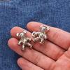 8pcs Fashion Bear Detachable Tighten Waist Button Pin Adjustable Waist Buckle Extender Pin for Skirt Pant