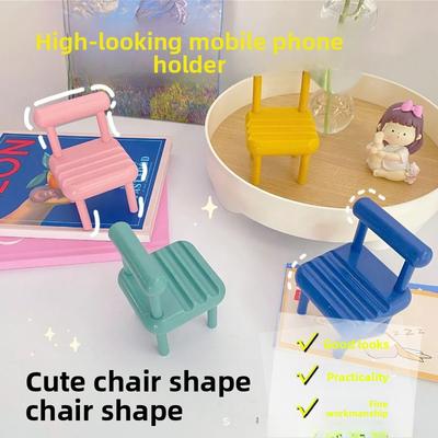 Handyhalter Niedlich Kreativ Besonderes Ornament Universal Verstellbar Live-Übertragung Drama Mini Hocker Gestell