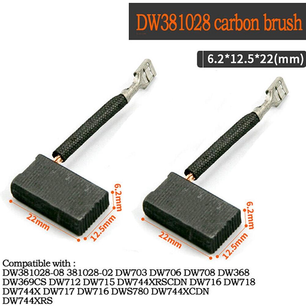 2 buc Perie de carbon 381028-02 381028-08 Pentru ferăstrău circular DW368