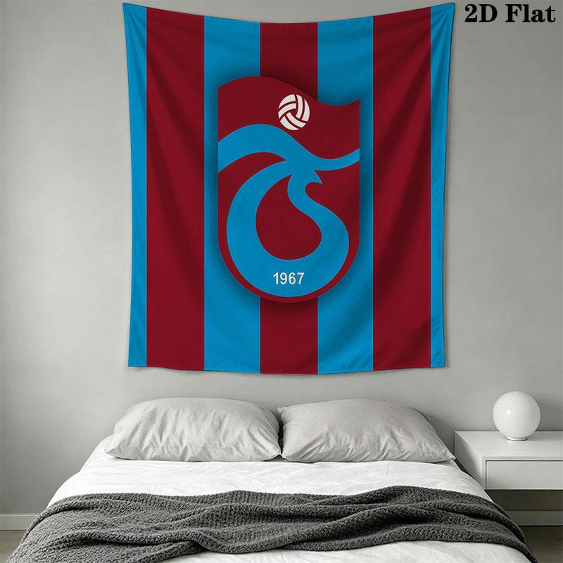 Trabzonspor Wall Hanging Printed Fabric Blanket Decorative Tapestries for Bedroom Living Room Home Decor