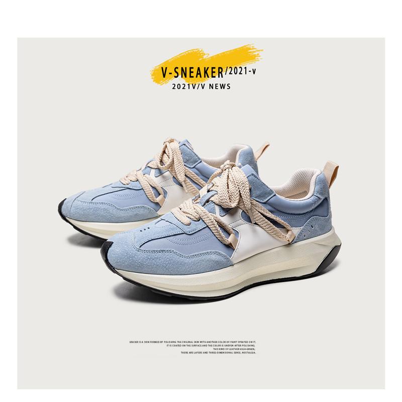 

Internet celebrity men s shoes spring and summer breathable sports Forrest Gump shoes male students heightening board shoes casual retro dad trendy 39