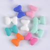 2 Stück/Los Schleifen-Silikonperlen BPA-frei Fliege Baby-Beißringe Perle Für DIY-Schmuckherstellung Kaubar Kleinkind Baby Zahnen Geschenk