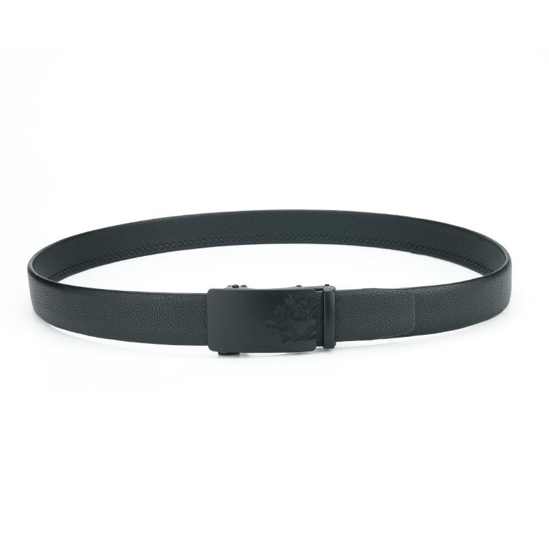 Belts for Men's High-end Soft Belt Retro Belts for Men's Trendy Men's Automatic Buckle Leather Belt