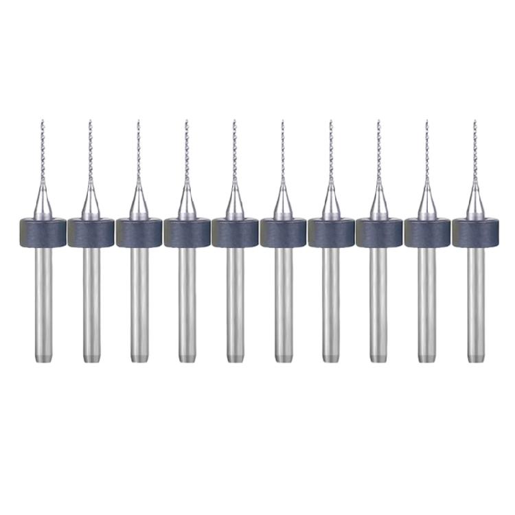 

10pcs PCB Miniature Spirals Grooves Drill Bits Suitable for Engraving Precise Circuit Board Plastic Wood Soft Metal Use 1