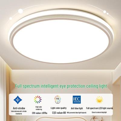 2025 Ultra-thin LED Chandelier: Round Ceiling Light for Living Room & Dining Room