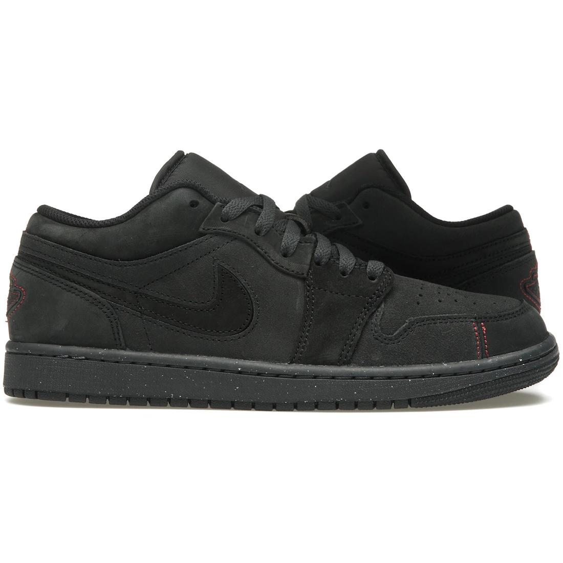 

Кроссовки Jordan 1 Low SE Craft Темно-серый Дымчатый Красный(FD8635-001) 47.5