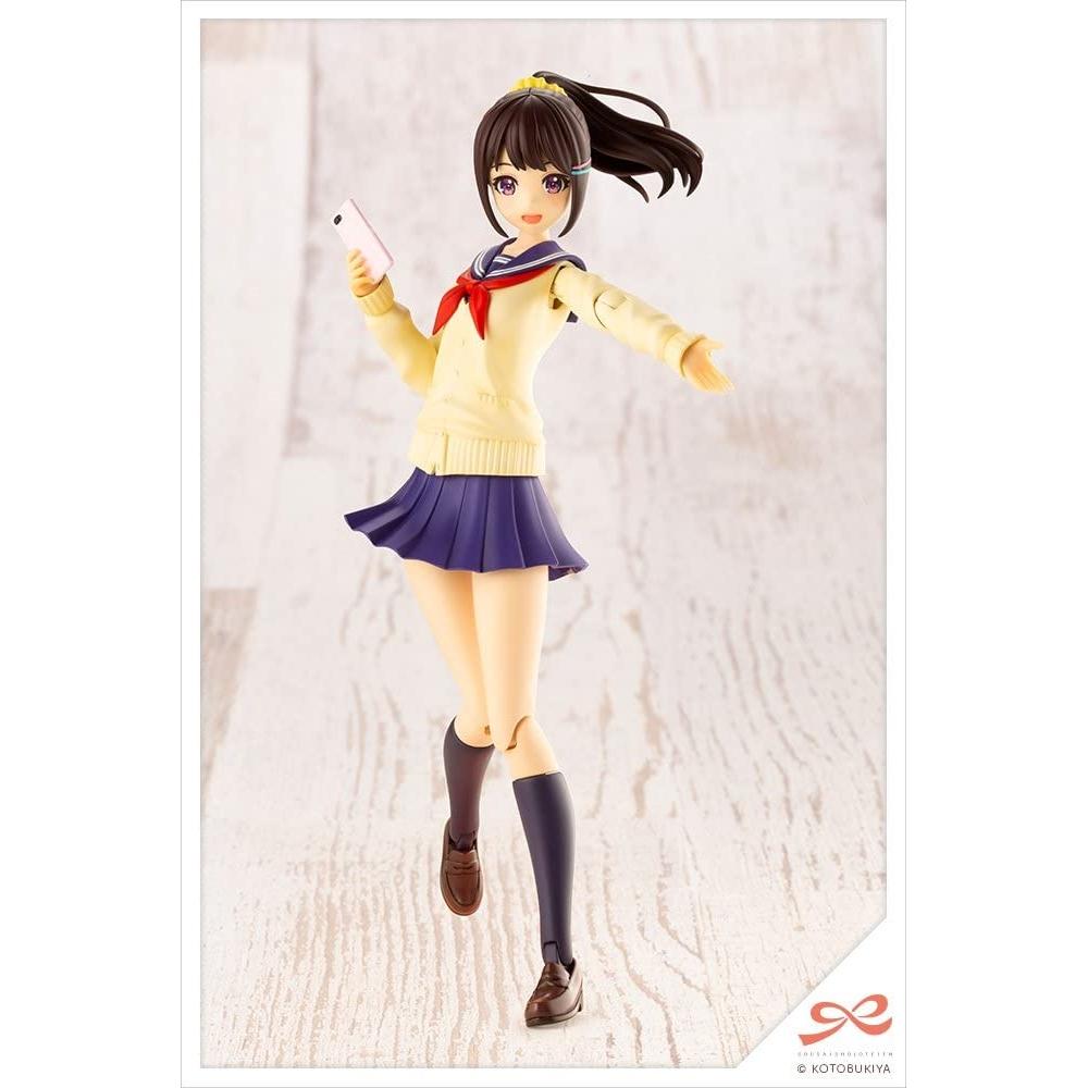 Juya Sosai Girls' Garden Yuki Madoka [Momozakura High SchoolWinter Uniform] Height Approx. 150mm 110 Scale Plastic Model JK001