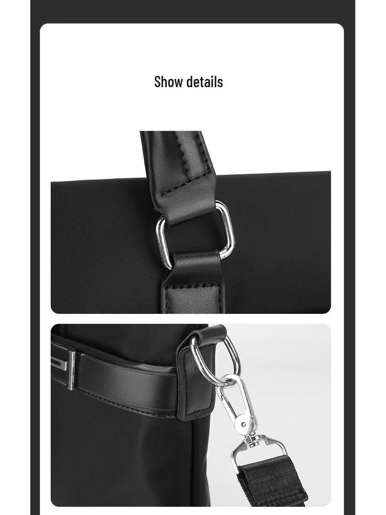 Oxford Cloth Men's Multifunctional Briefcase and Shoulder Bag
