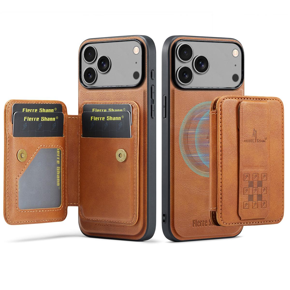

Detachable Card Slot Wallet for Magsafe Magnetic Leather Phone Case for IPhone 17 Air 16 15 14 Plus 13 12 11 Pro Max Cover iPhone 13 Pro