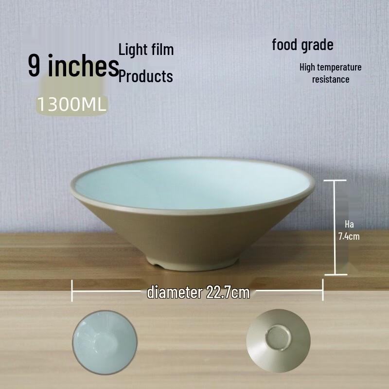

Melamine Two-Tone Conical Noodle Bowl