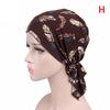 Turban Musulmano da Donna, Cappello Chemioterapia Cancro, Fascia Elastica Berretto, Copricapo, Nuovi Fiori Stampati, Foulard, Berretto e Turban da Donna