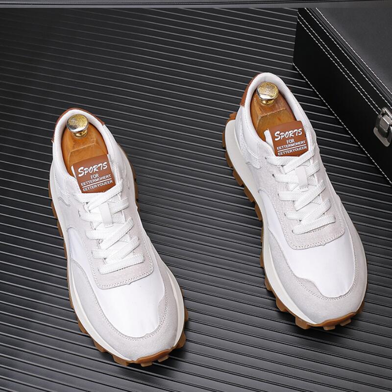 

Новая мужская дизайнерская обувь корейская версия роскошная спортивная обувь дышащая высококачественная обувь на мягкой подошве zapatos sapat a12 44