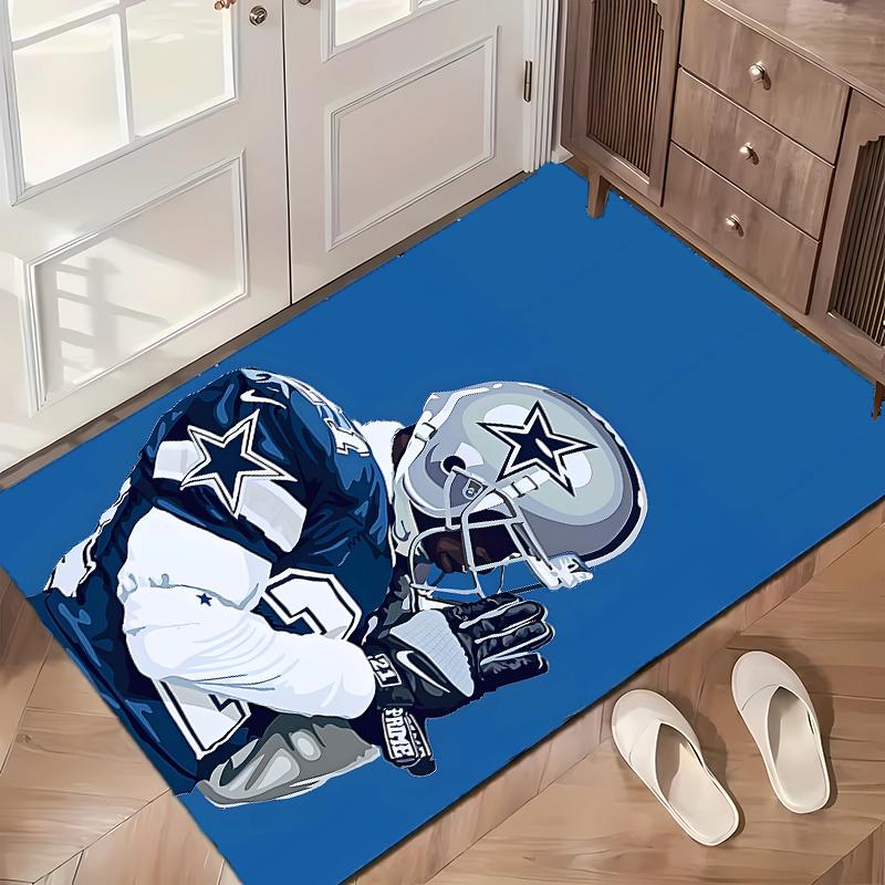 Dallas Cowboys (1) Kancelářské koberce vhodné do obývacích pokojů, ložnic, kanceláří a kuchyní dárek pro moderní domácí dekoraci