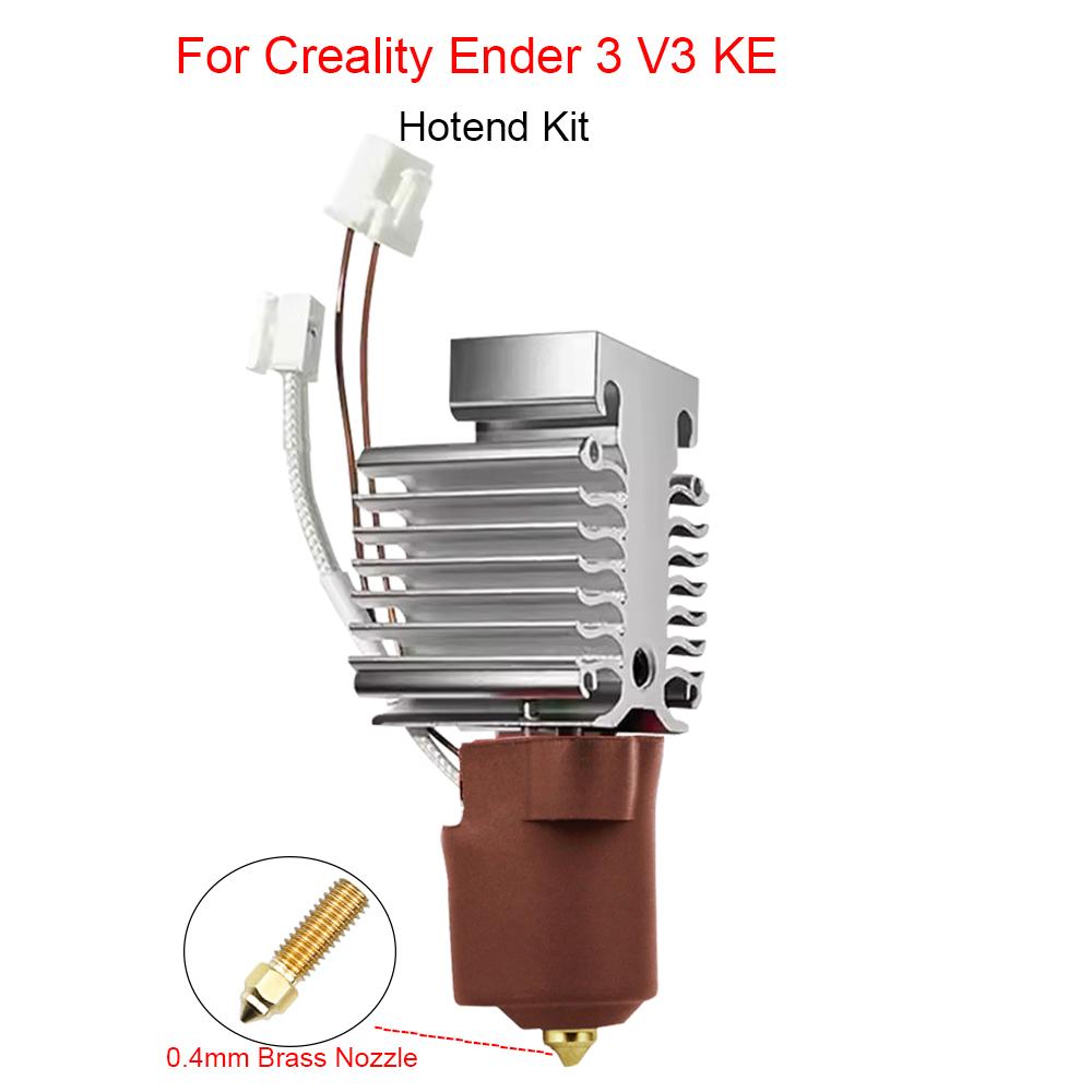 Upgrade Hotend Kit For Creality Ender 3 V3 KE Ceramic Heating Head Heat Sink Nozzle For Ender3 V3 KE Hot End Replacement Parts