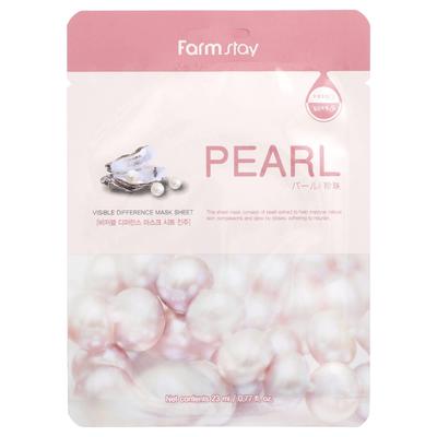 Pearl, Visible Difference Maschera di bellezza in foglio, 1 foglio, 23 ml (0,77 once fluide)