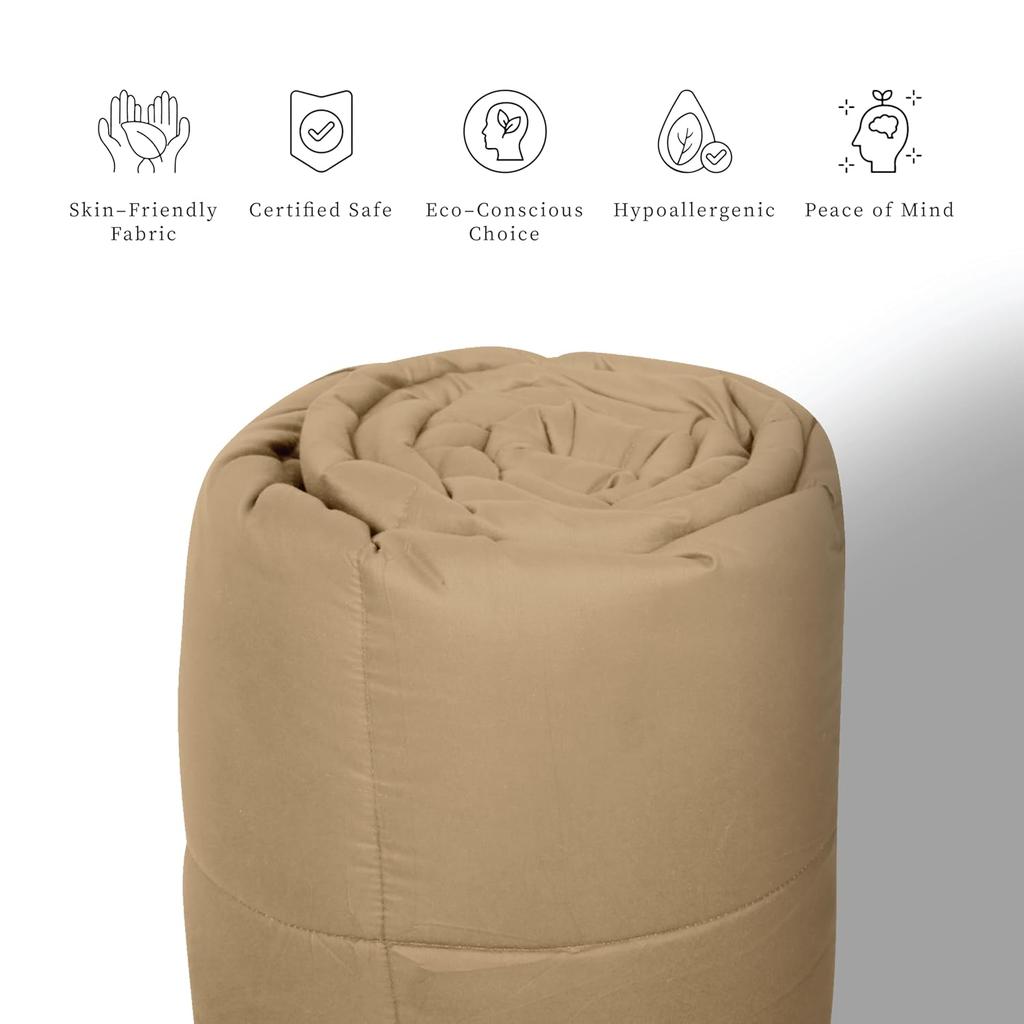 Plush Reversible Microfiber Comforter Single Bed |  (152.4 X 228.6 CM)