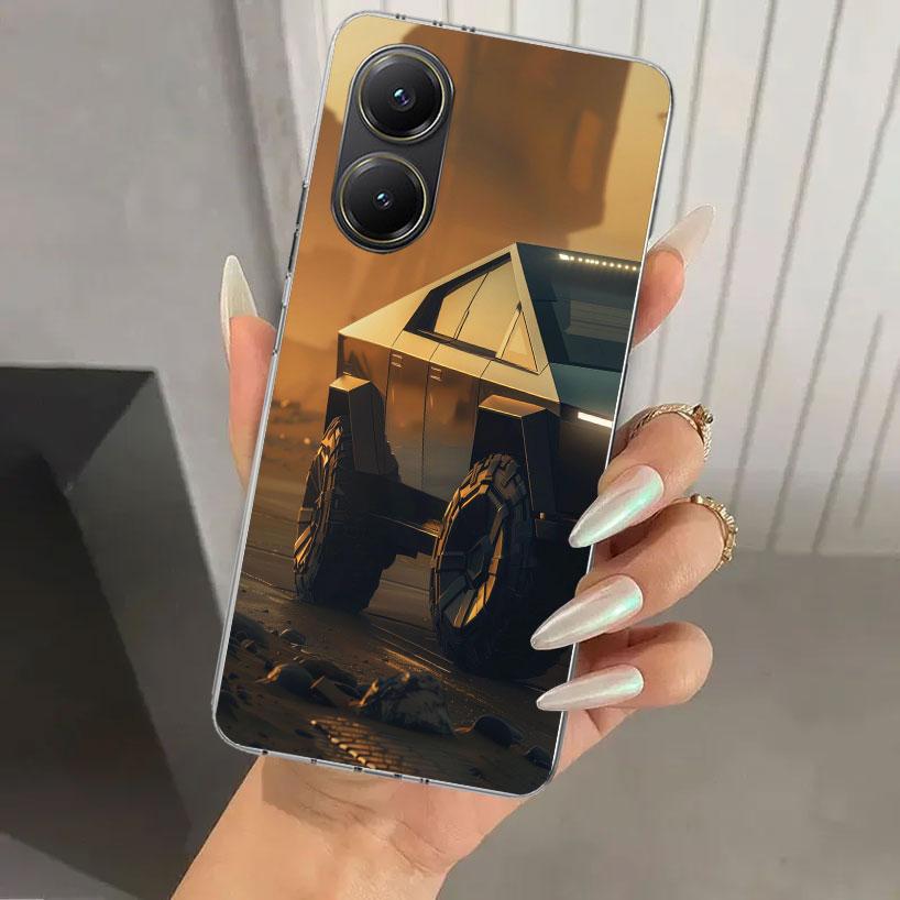 Electric Car M-Model S 3 Phone Case for Xiaomi Poco X5 X6 X7 Pro F7 Ultra M7 Redmi 15 15C 13 13C 12 12C 10 10A 10C 9 9A 9C 9T Sh Xiaomi Poco X5 Pro