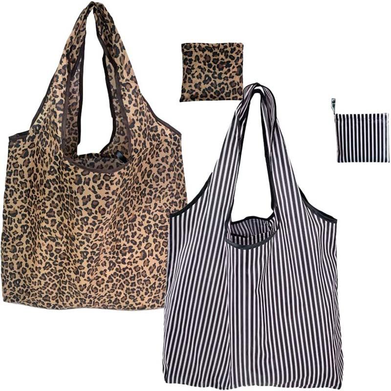 

2шт легкая складная многоразовая сумка для покупок водостойкая большая сумка