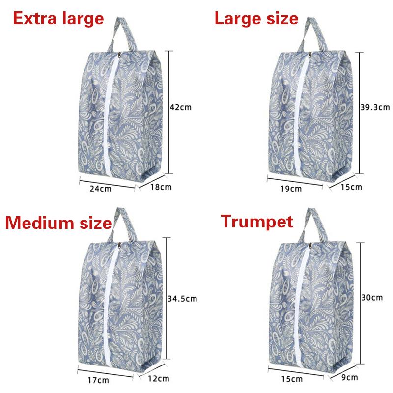 Shoe Storage Bag Waterproof And Dust-Proof Nylon Fabric With Strong Zipper Suitable For Men And Women Travel Home Storage Bag