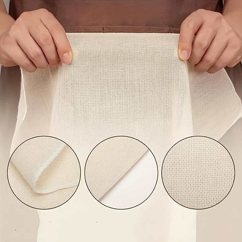 10PC Cotton Steamer Cloth Square Filter Cloth High Density Curd Soybean Milk Cloth Kitchen Filter Residue Gauze Insulation Cover