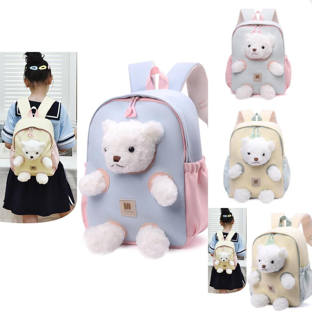 Kids School Backpack With Cartoon Pattern And Oxford Fabric For Early Education