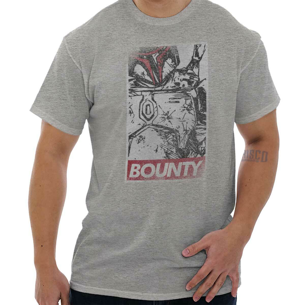 Cool Distressed Space Movie Bounty Hunter Womens or Mens Crewneck T Shirt Tee S