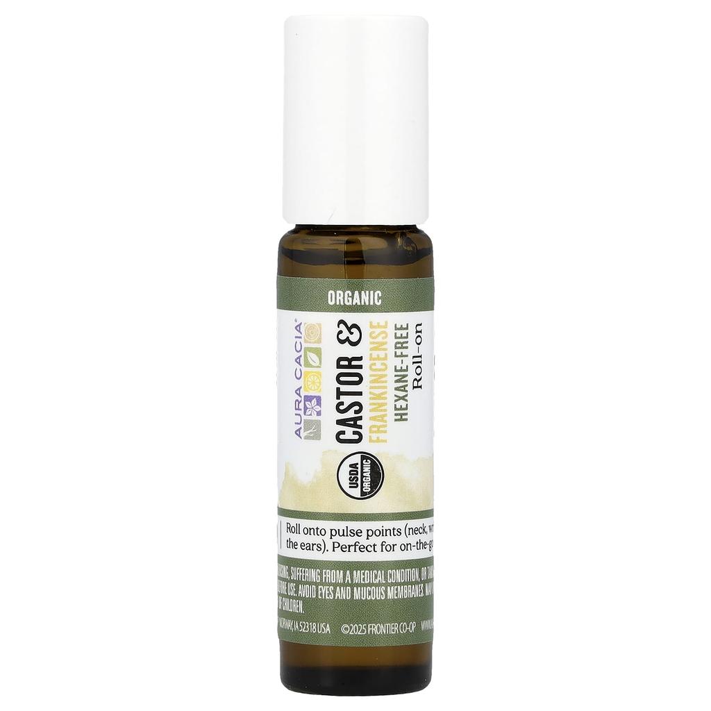 Roll-On, Castor & Frankincense, 9.2 Ml (0.31 Fl Oz)