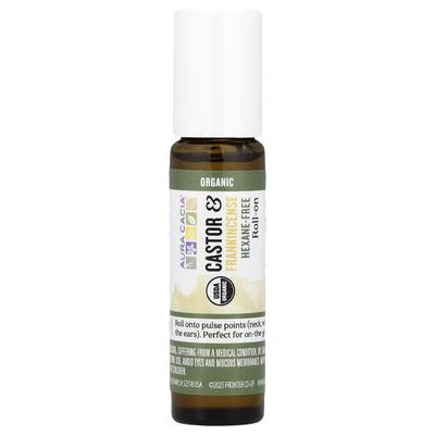 Roll-On, Καστορέλαιο & Λιβάνι, 9,2 ml (0.31 Υγρές Ουγγιές)