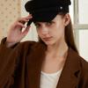 Tatiana Classic Button Suede Sailor Cap HT8150 2 Colors