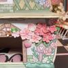 Peach Blossom 3D Car Sticker - Decorative Stereo Flowers for Electric Vehicles