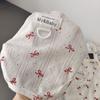 Bow Print Dog T-Shirt Breathable Summer Pet Vest Fashion Dog Pajamas  Spring Summer Season