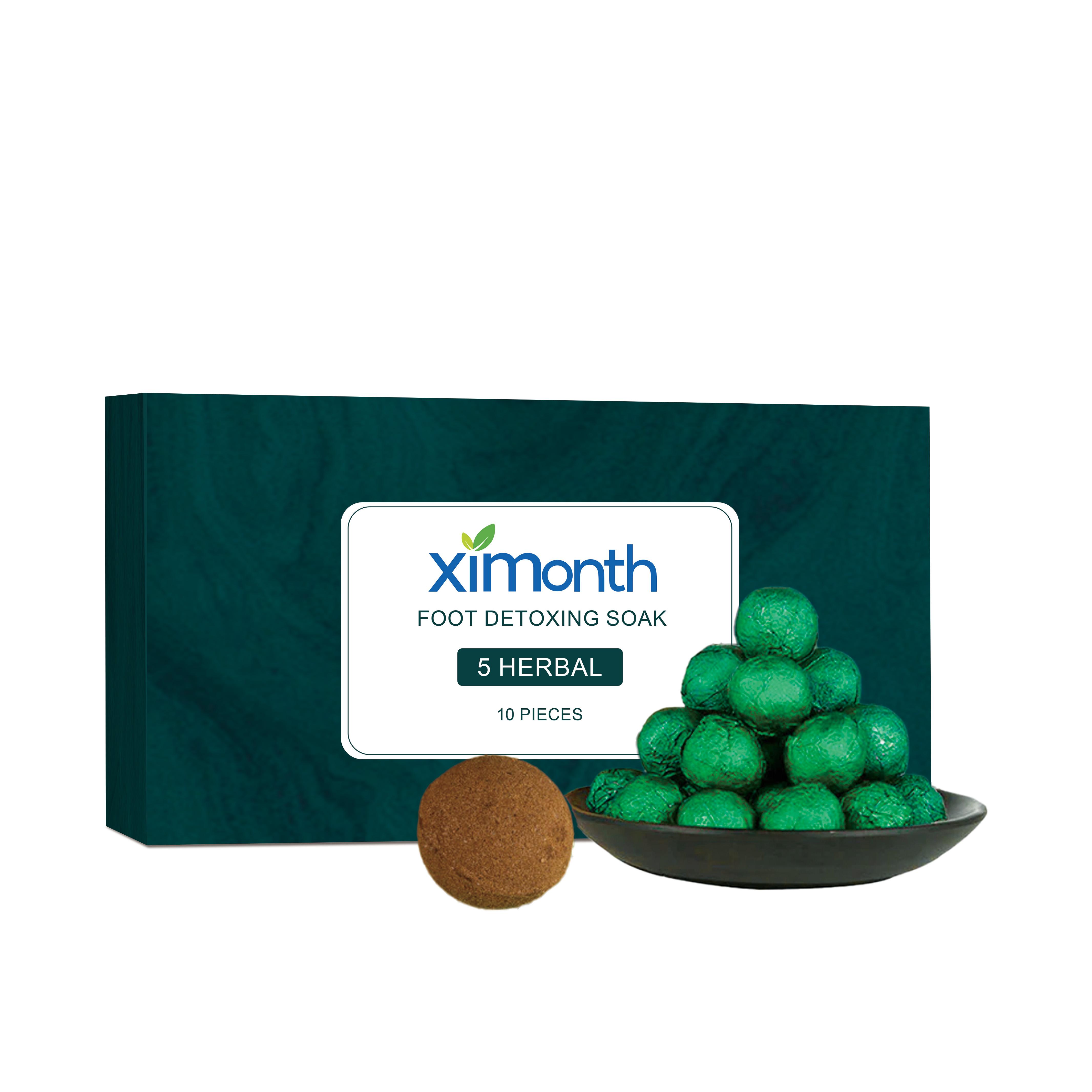 

Ximonth Herbal Soak Foot Bath Balls Herbal Ingredients Soothe Legs Moisturize Skin Foot Care
