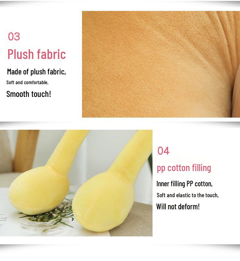 Creative Food Plush Toy: Burger, Fries, Popcorn, Chicken Leg, Pizza - Cute Sleeping Hug Pillow Doll