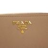 Used Prada PRADA 6-ring key case, round zipper, leather, pink, 1PG604 /MI OS OH