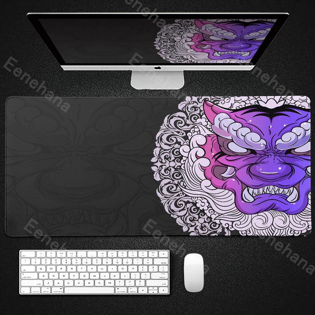 Large Tiger Gaming Mouse Pad Pc Speed Esports Mousepad Gamer Accessories Keyboard Pads XXL Computer Deskmat NonSlip Mousemat