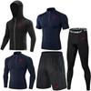 Set di Polo Elasticizzate ad Asciugatura Rapida da Uomo GYMSHARK - Abbigliamento Sportivo Traspirante, Aderente per Allenamento e Corsa con Protezione Solare