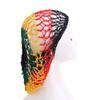 New Women's Handmade Crochet Hairnet Snood Cap Elastic Band Mesh Head Cover Hair Net Wrap Nylon Sleeping Caps Beauty Hair Net