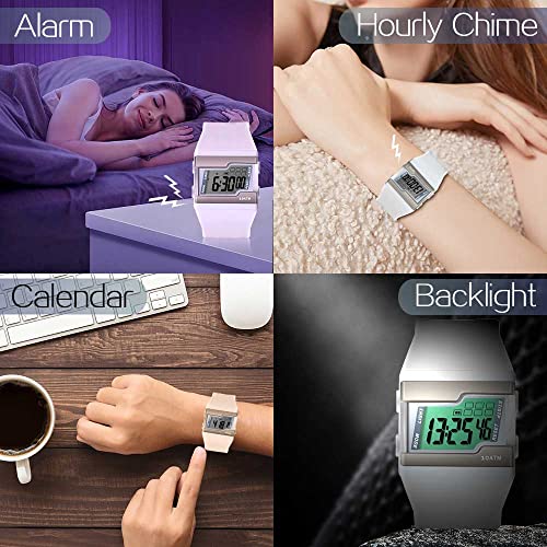10 ATM Water Resistant Women's and Girls' Multi-Function Watch, Ideal for Swimming, Diving, and Surfing, with Lap Stopwatch, Alarm, Calendar, and 12-