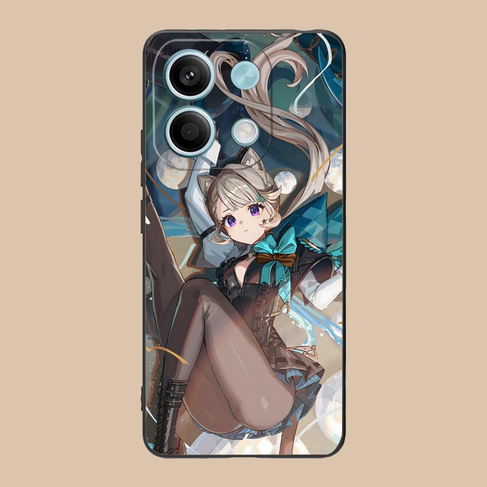 

Game GI Lynette Matte TPU Mobile Phone Case for POCO F7 F6 F5 F4 F3 F2 Pro GT C75 C71 C65 C61 C40 Pro Ultra Colorful Cover Poco C40