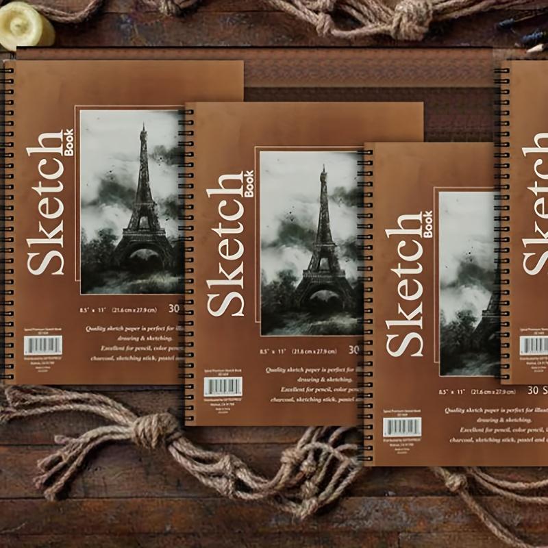 2 Pcs High-Quality Sketchbooks - Thickened Drawing Paper, Super Thick and Smooth, Perfect for Art Student Sketching