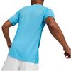 Puma Logo Print Round Neck Short Sleeve T-Shirt Men Tops Light-Blue 705371-18