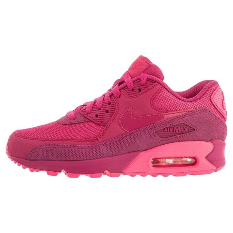 Nike Air Max 90 Premium 'Fireberry' Women's Sneakers Casual Shoes 443817-600