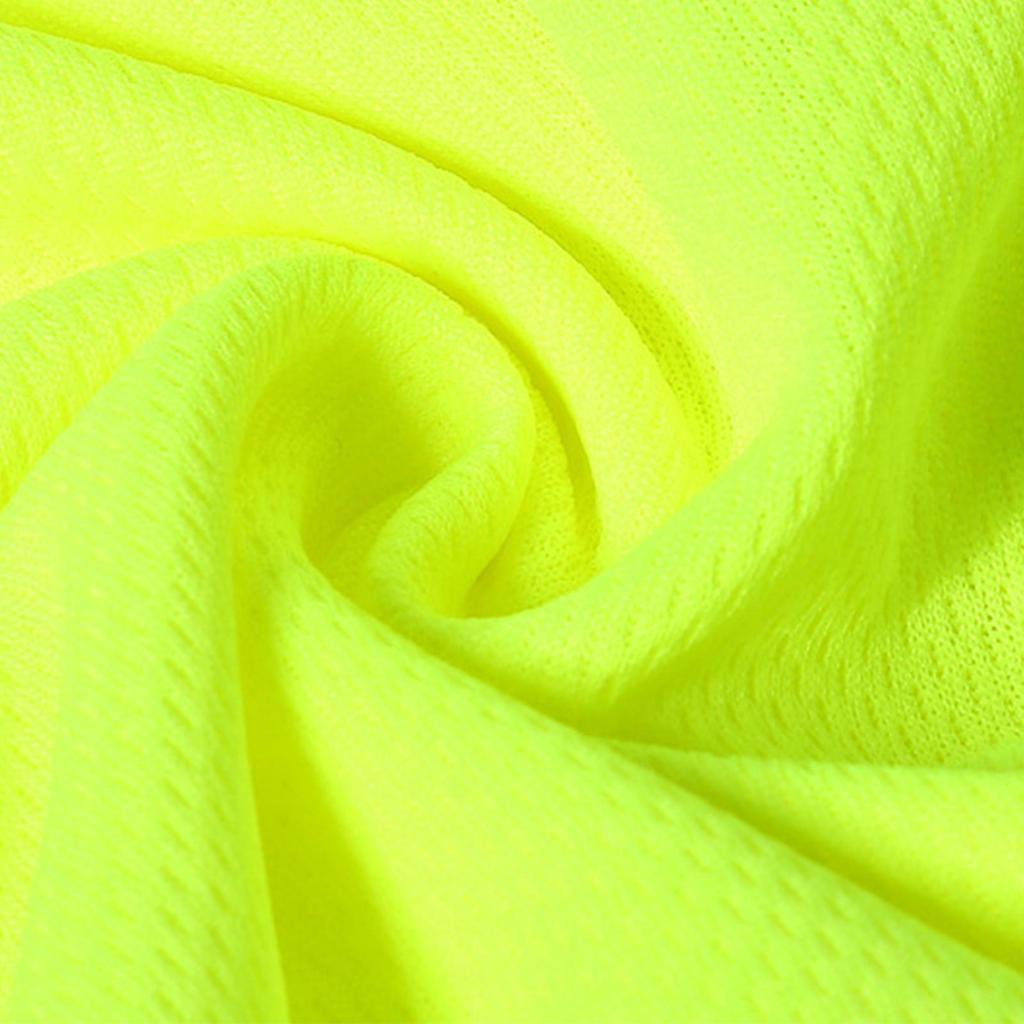 T Shirt High Visibility Short Sleeve Work Reflective Breathable Quick Dry Unisex Apparel