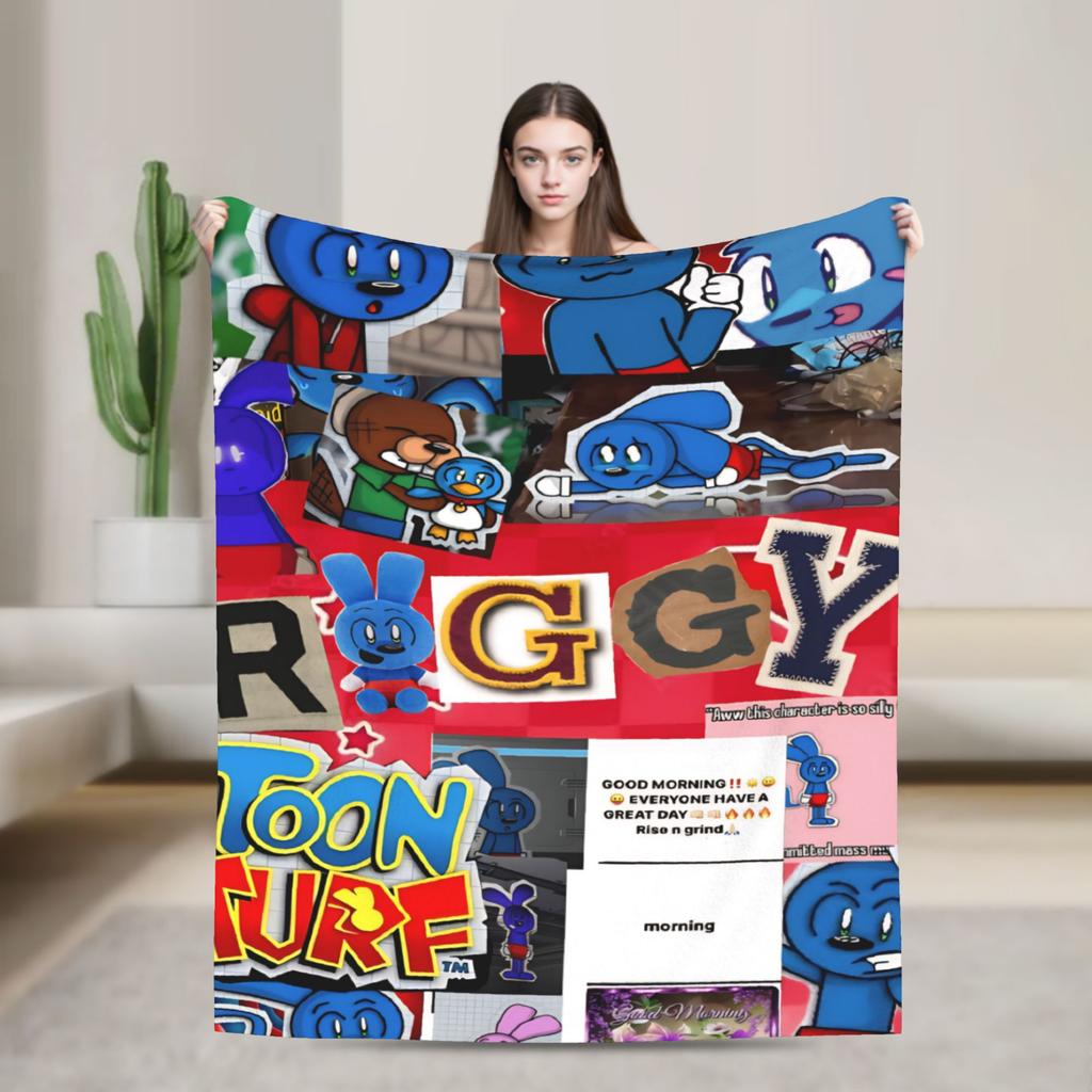 Toon Turf Blankets Velvet Multifunction Ultra-Soft Throw Blankets for Bed Quilt