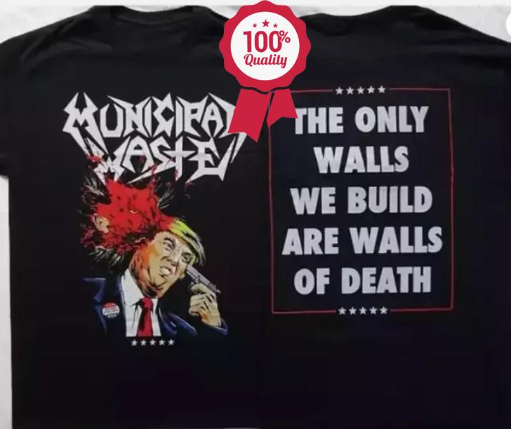 Мусорная свалка Дональд футболка, двусторонняя хлопковая унисекс футболка, футболка унисекс ко Дню отца XXL